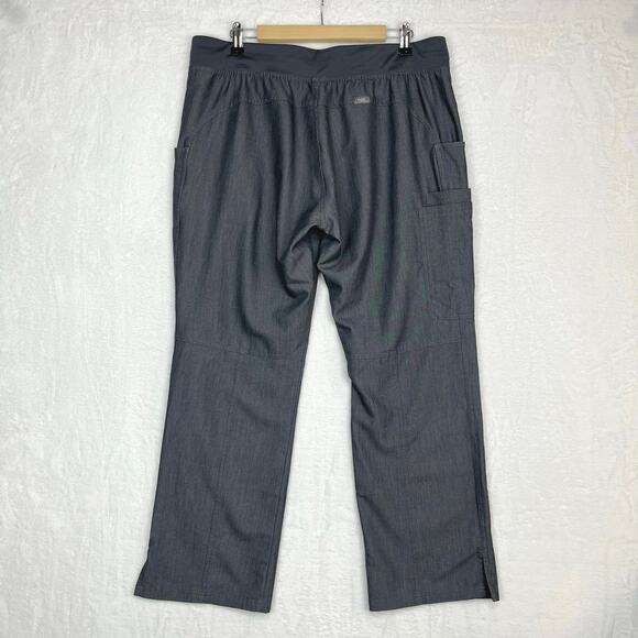 Figs Scrub Set Graphite Kade Cargo Scrub Pants LP Casma Three-Pocket Scrub Top M - Picture 5 of 14